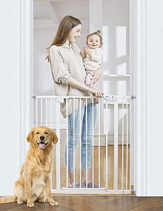 InnoTruth Baby Gate for Stairs and Doorways 29"- 39.6", Extra 36"