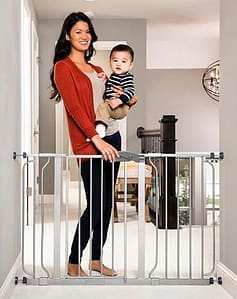 Regalo Easy Step 49-Inch Extra Wide Baby Gate, Includes 4-Inch and 12-Inch Extension Kit