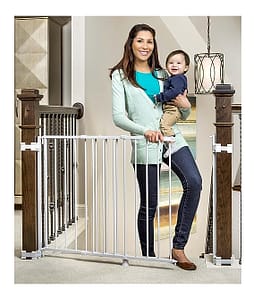 Regalo 2-in-1 Stairway and Hallway Wall Mounted Baby Gate