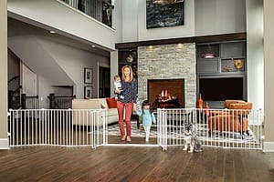 Regalo 192-Inch Double Door Super Wide Adjustable Baby Gate