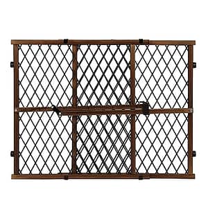 Best Wooden baby gates. Evenflo Position & Lock Baby Gate, Pressure-Mounted