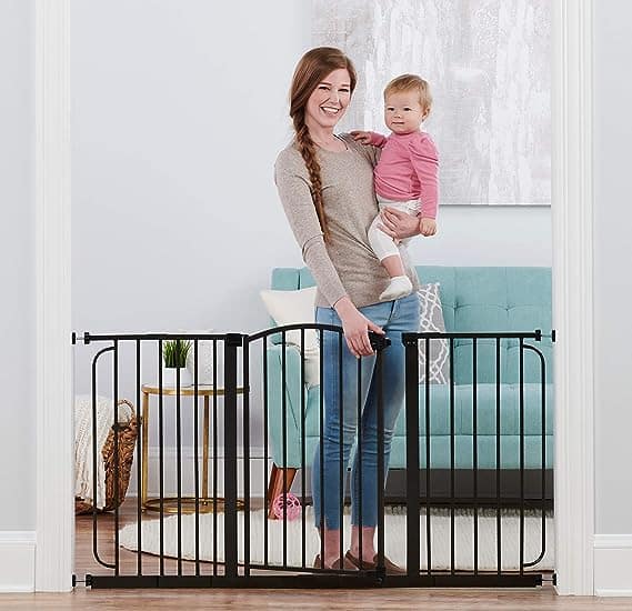 Regalo 58-Inch Home Accents Super Wide Walk Through Baby Gate