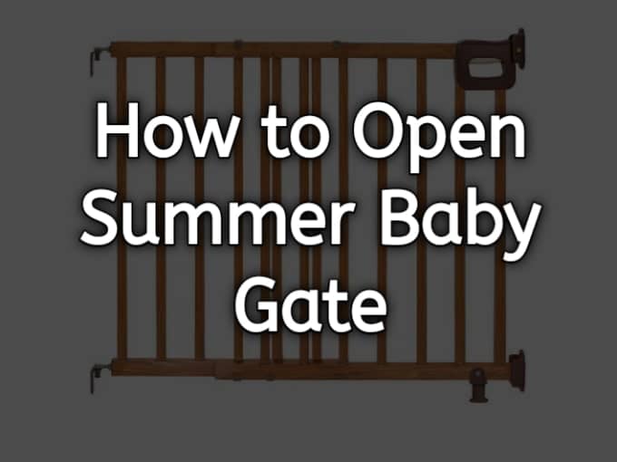 How to Open Summer Baby Gate