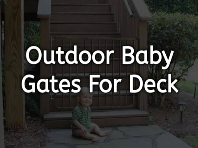 Outdoor Baby Gates for Deck